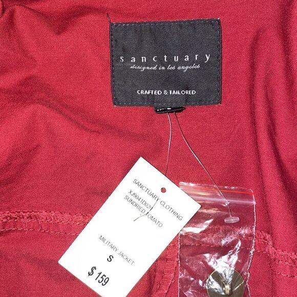 Sanctuary Military Style Jacket color: sundried tomato - Picture 4 of 8